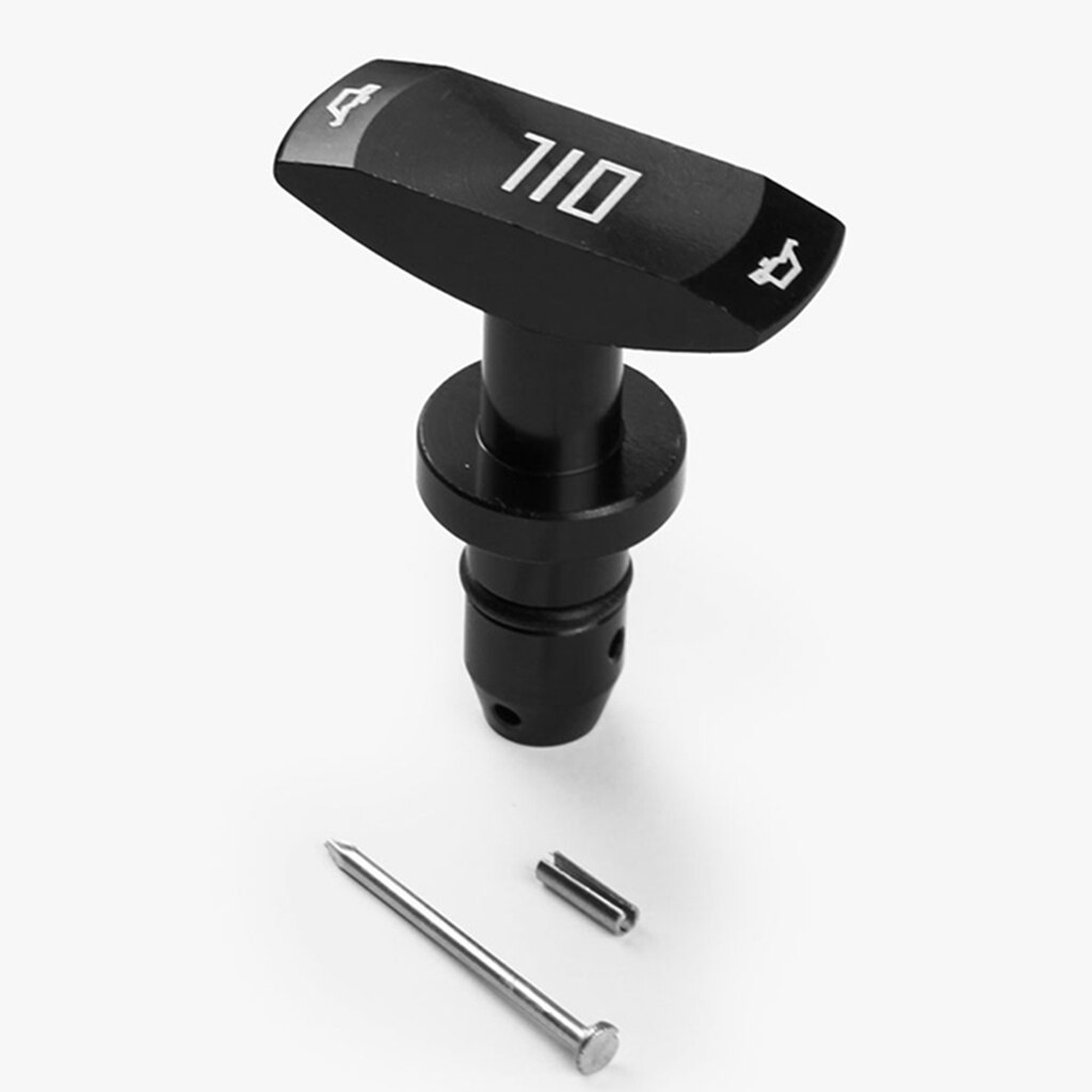 Oil Dipstick Pull Handle Black Easy Install for Fo... Grandado