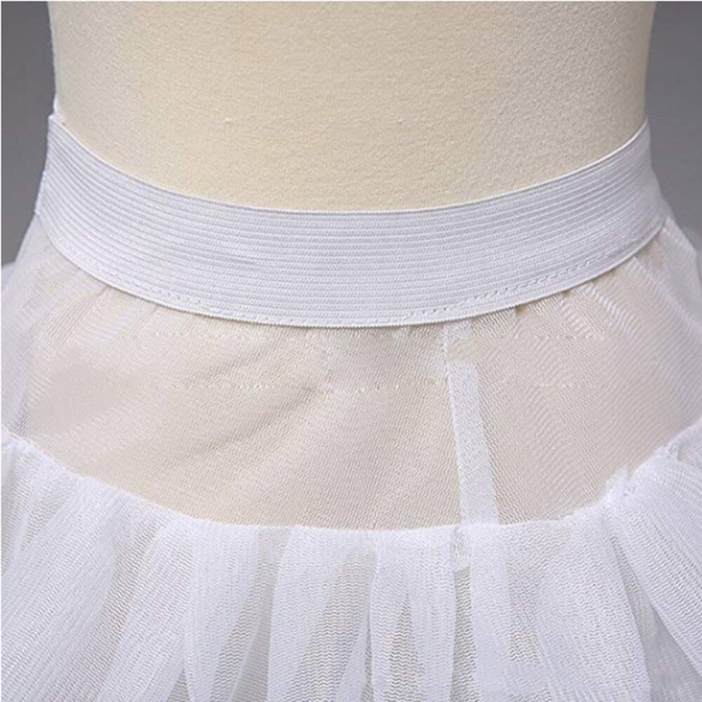 Angel Flower Girls Crinoline Bubble Skirt Bustle Underskirt Cosplay Wedding Petticoat Kids Petticoat