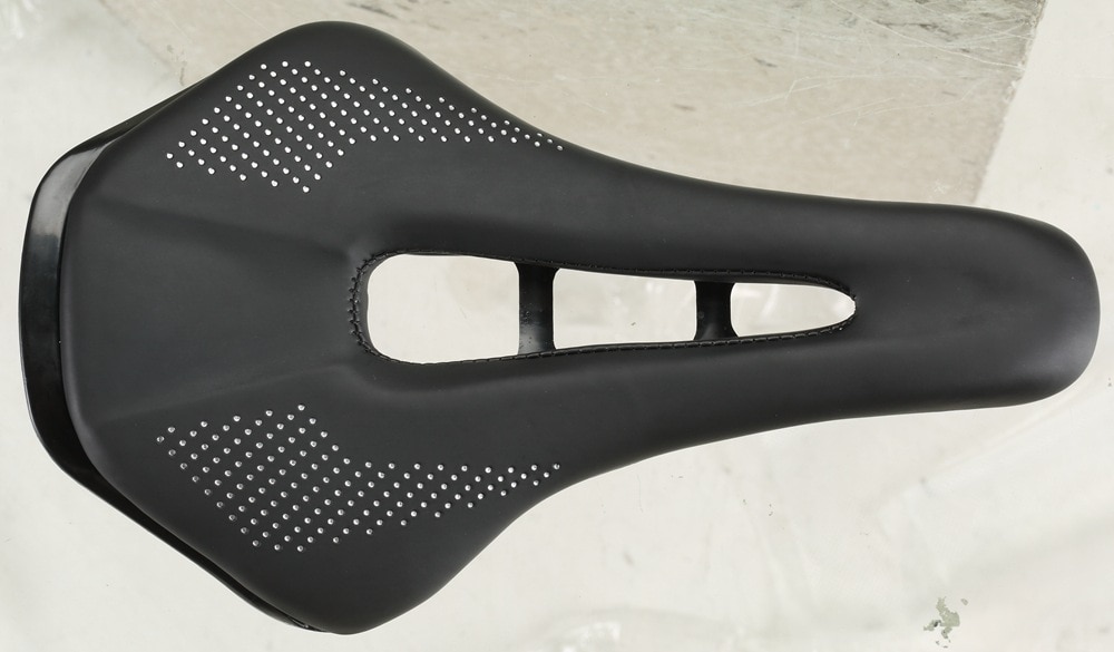 Bicycle Saddle Stainless Steel Rails Road Bike Seat Cushion MTB Bike Soft PU Leather Seat Parts For Shimano PRO Stealth Saddle