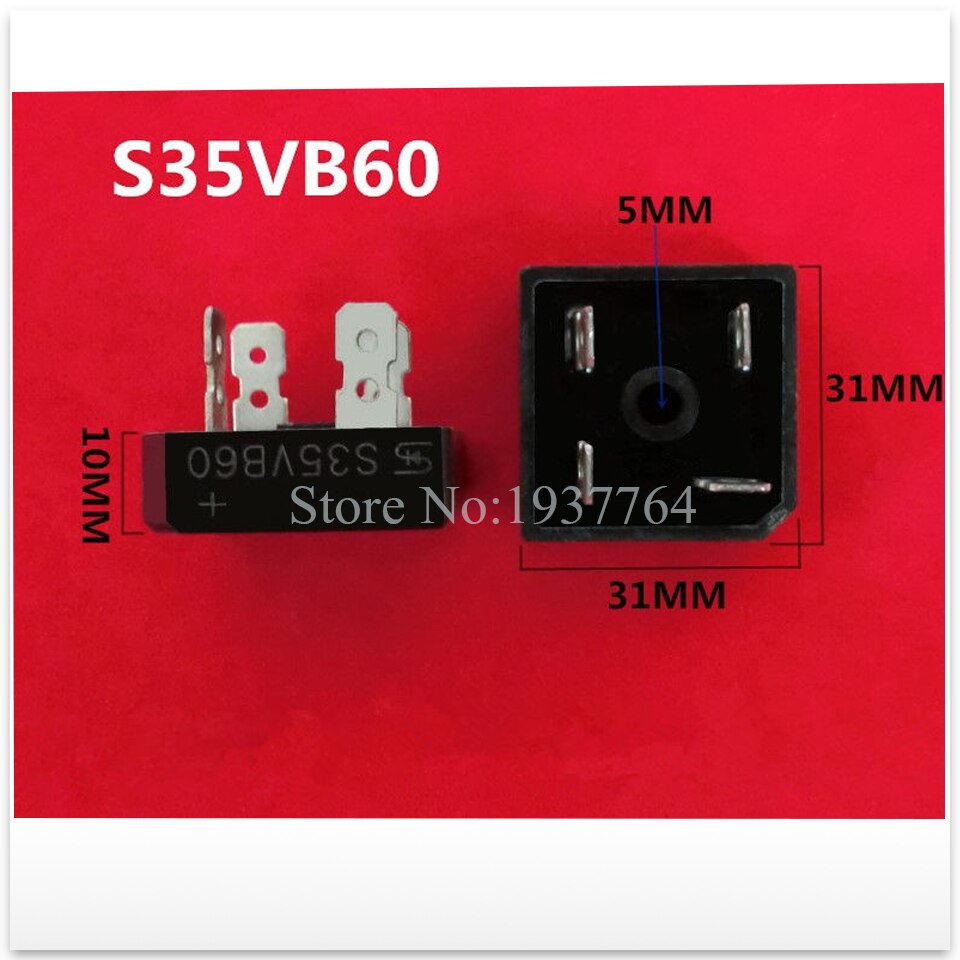 100% S35VB60 Frequency Converter Air-conditioning Rectifier Bridge