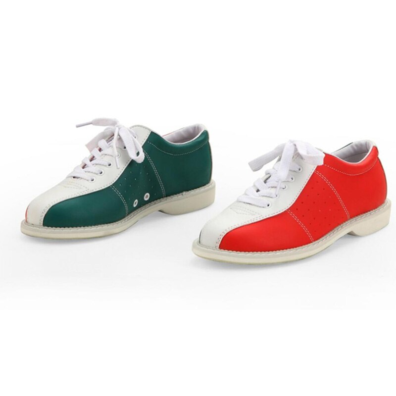 Zapatos de bolos de cuero para hombre y mujer, calzado deportivo de Fitness, suministros de bolos, zapatillas de deporte, zapatos de entretenimiento