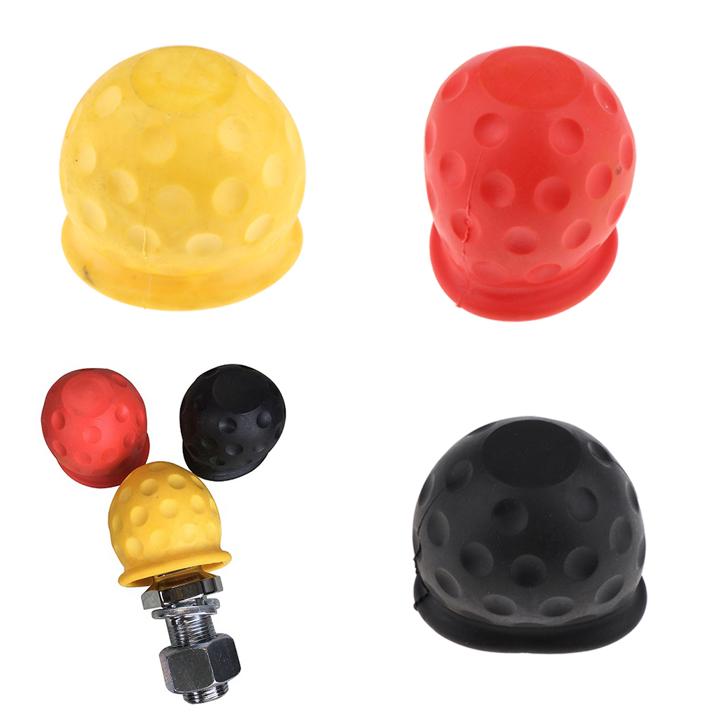 3pcs Tow Ball Cover Cap Tow Hitch Caravan Trailer Towball Protecter