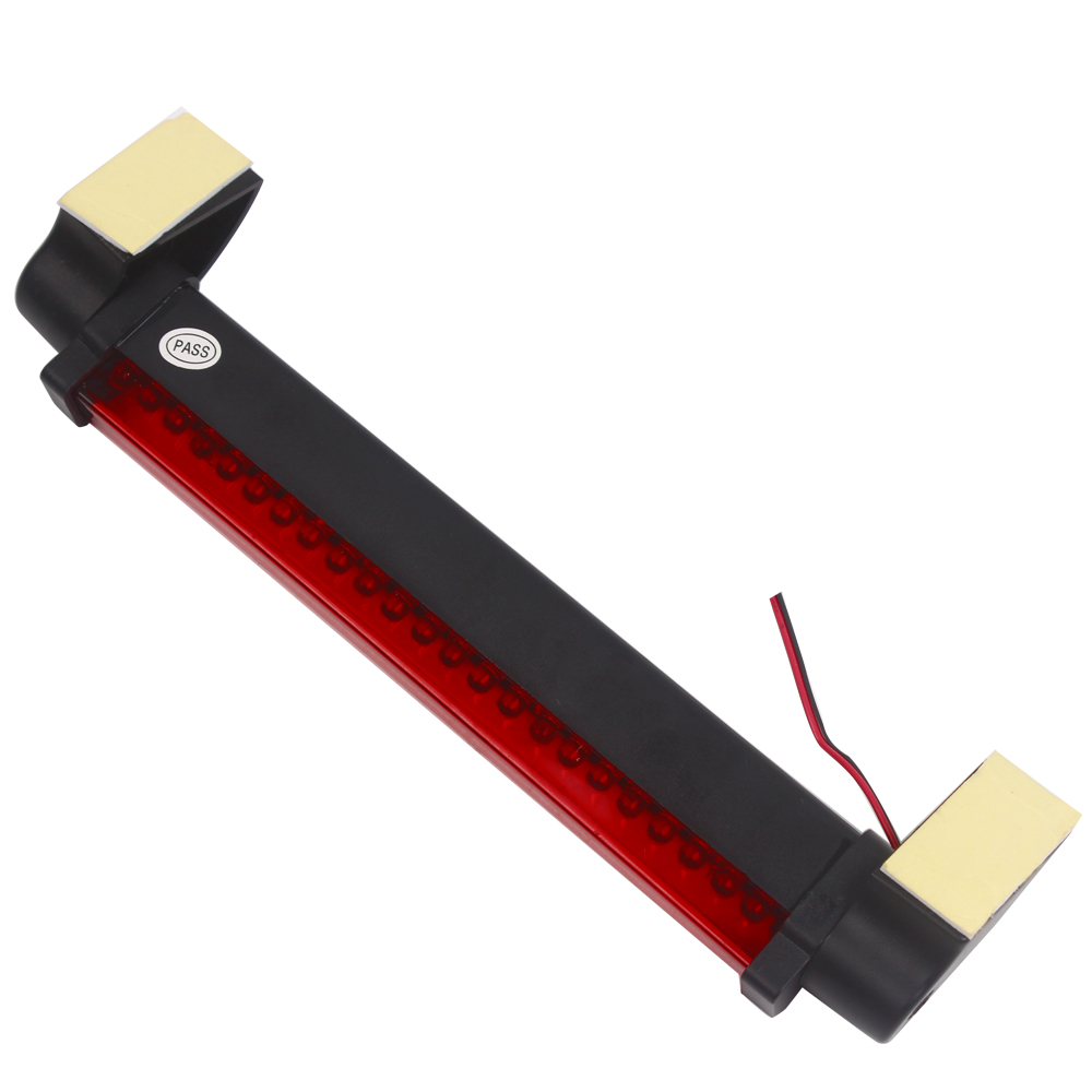 12v lyskilder bilbremselys universal stopp bak parkeringslys bilstyling auto varsellampe rødt lys 14 24 32 48 led