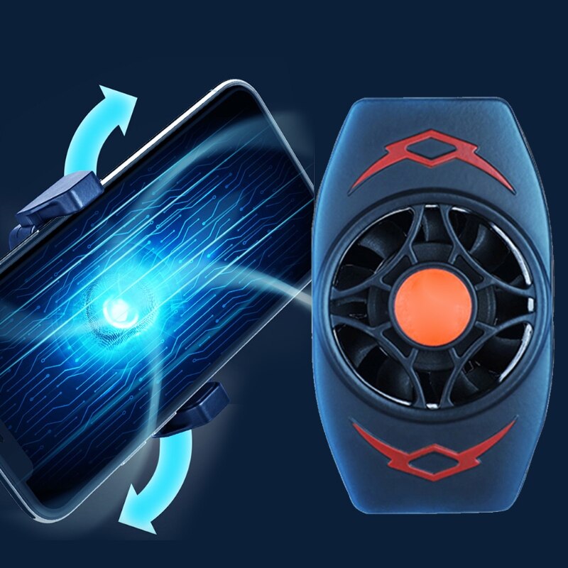 Universal Mini Mobile Phone Cooling Fan Radiator Turbo Hurricane Game Cooler Cell P hone Cool Heat Sink For Phone