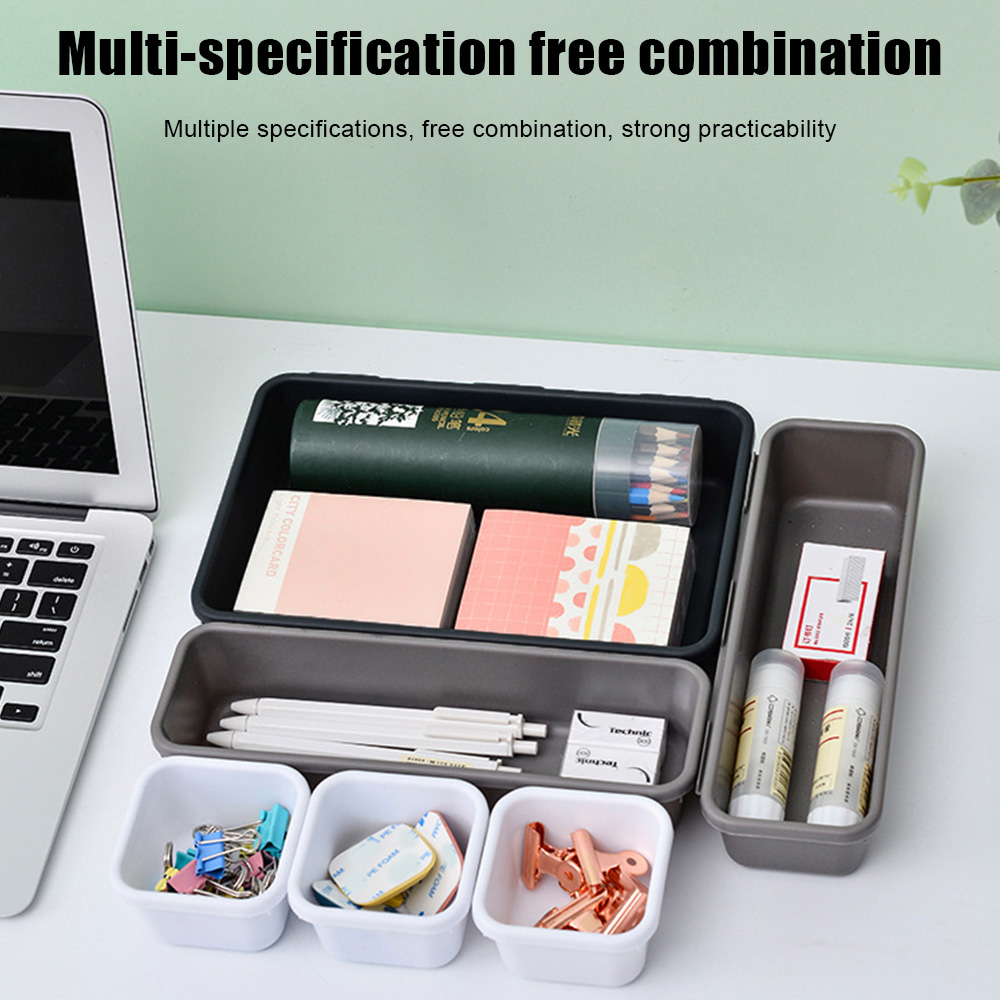 8 teil/satz Küche Badezimmer Lagerung Tabletts Kleinigkeiten Schmuck Halfter Schrank Abdeckung machen-hoch Organizer Kasten Lagerung Schublade Lagerung Kasten