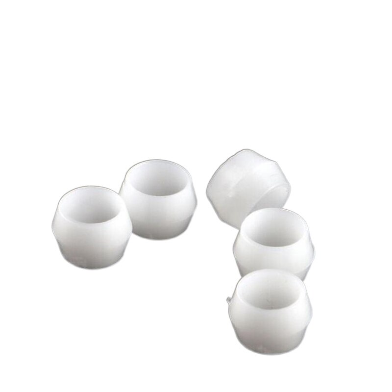 Manga de plástico de 1/4 pulgadas para insertar manguera, silenciador, piezas de filtro de agua RO, accesorios de tubería, grifo de cuello de cisne, accesorios a prueba de fugas