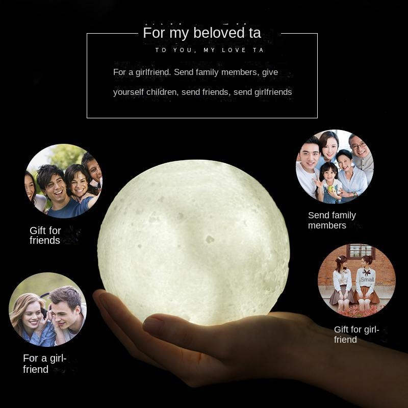 880ML Moon Lamp Ultrasound Air Humidifier Essential Oils Office Desktop Air Purifier Purification Vapor Nightlight Evaporators