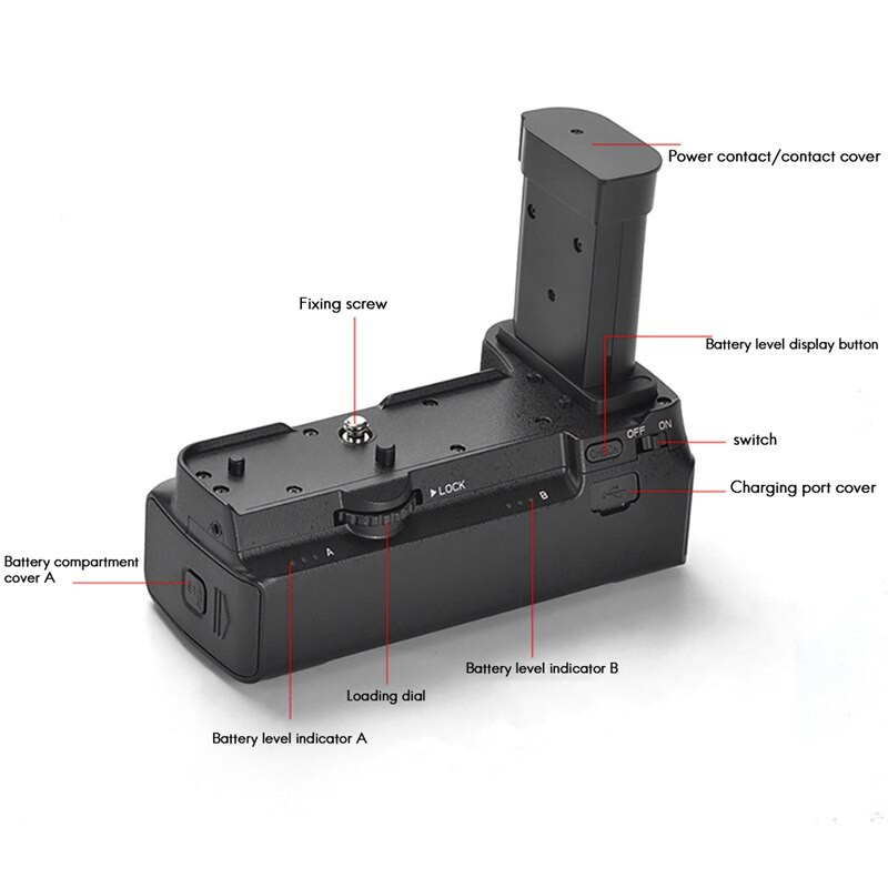 MB-N10 Slr Camera Handvat Geschikt Voor Nikon Z6 Z7 Camera Speciale Batterij Doos Handvat