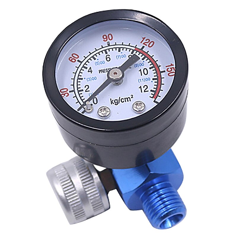 Painting Pressure Regulator Pneumatic Pressure Gauge Painting Gas Pressure Controller, G1 / 4 with Meter: Default Title