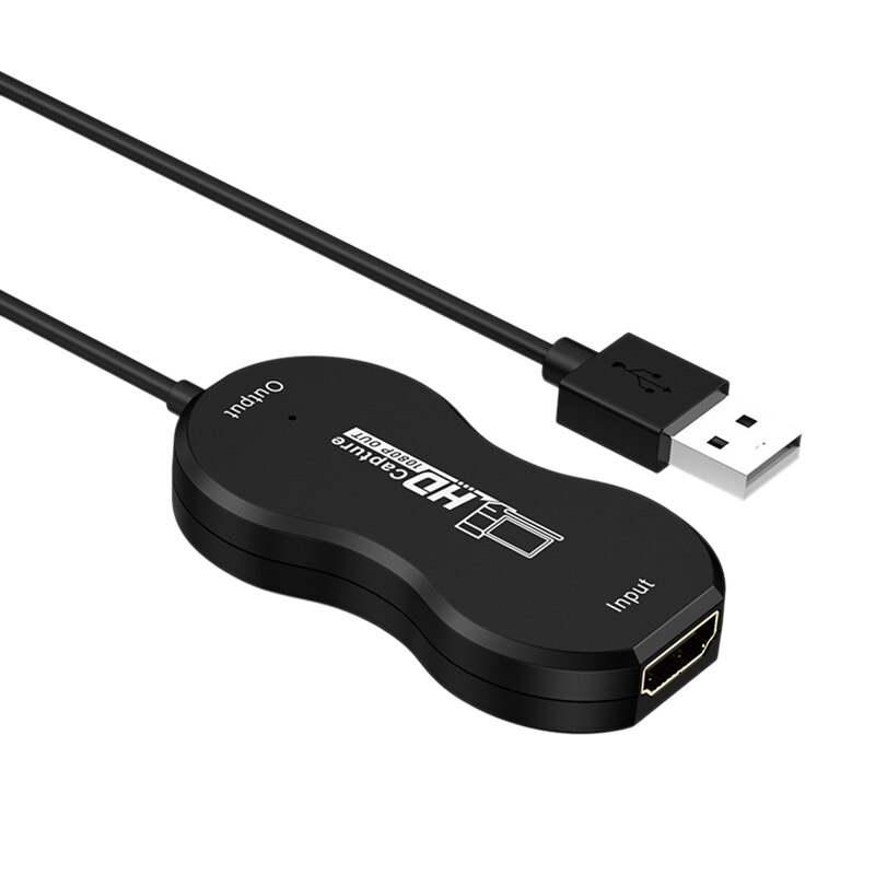 with Smart Chip USB to HDMI High-Definition Video Collector Game Live Recording Monitoring Capture Card: Default Title