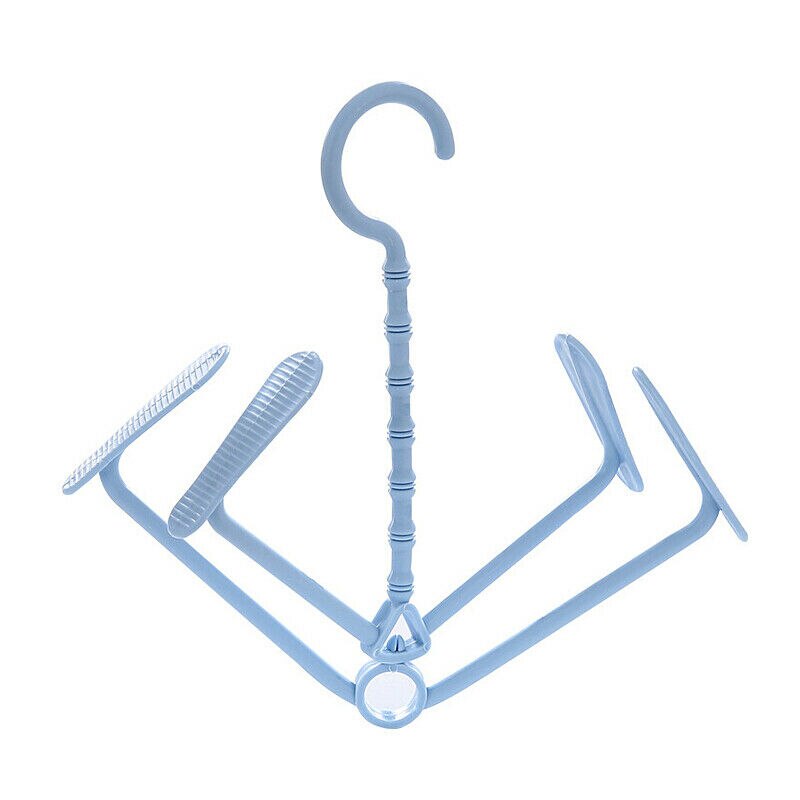 Rejilla de secado para calzado plegable de plástico, colgador para almacenamiento de zapatos, estante plegable para colgar zapatos, soporte de secador para 2 pares de zapatos