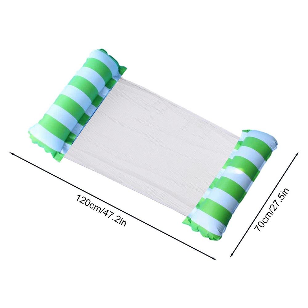 Water Hangmat Float Opblaasbare Strandstoelen Zwembad Speelgoed Opblazen Drijvende Zwembad Bed Zwemmen Matras Drijvende Hangmat: Rood