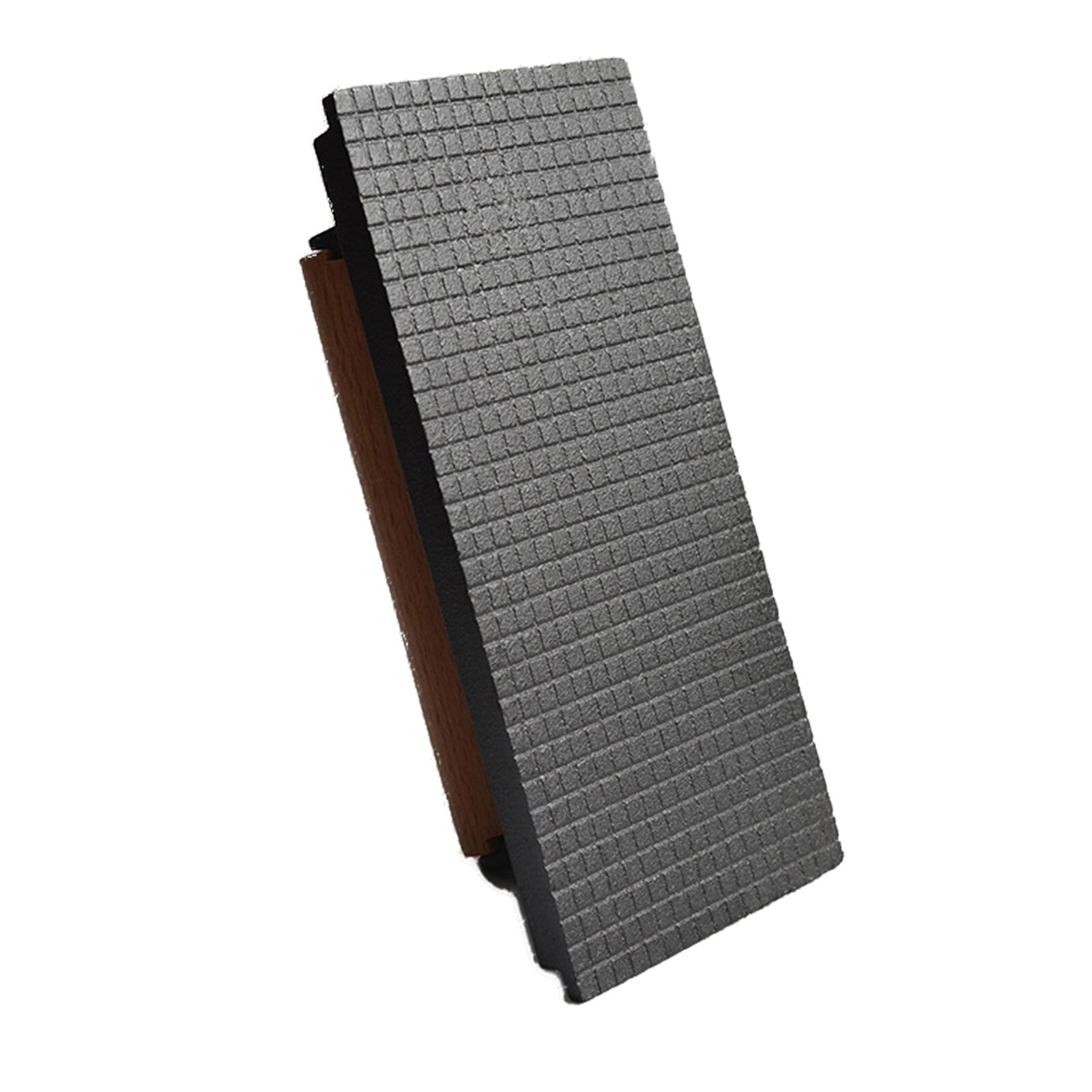 Cast Iron Grill Press Burger Smasher Grill Steak Weight Meat Press with Wood Handle for Cooking BBQ Grilling: Grid bottom