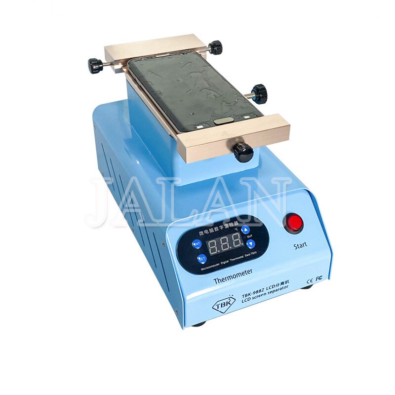 TBK-988Z separador Universal LCD placa giratoria de 360 grados para pantalla de borde marco separador oca limpiador máquina