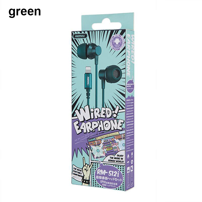 Origineel Voor Iphone Bedrade Oortelefoons Zware Bas In-Ear Hoofdtelefoon Met Microfoon Hifi Stereo Oordopjes Ruisonderdrukking Gamer Headset 2024: green