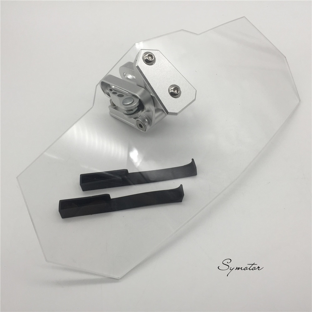 S.uyue voor luchtstroom verstelbare windscherm universele motorfiets boog windscherm triumph aprilia ktm victory alle windschermen