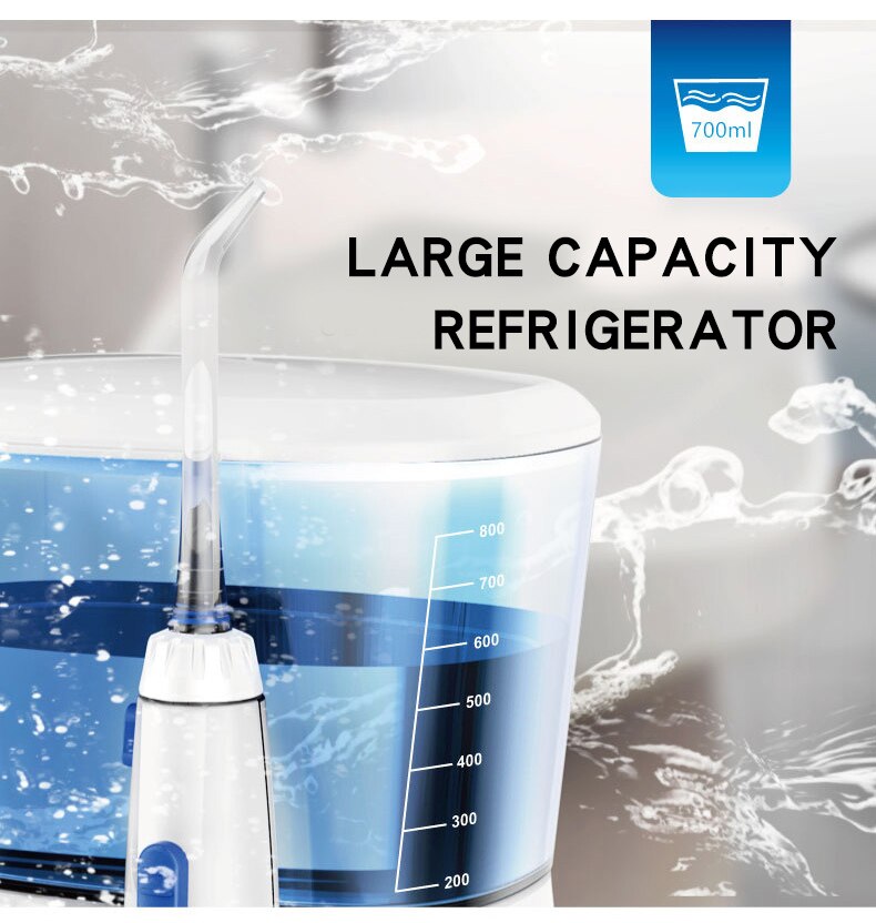 Waterpulse V300G Munddusche 5 stücke Tipps Dental Wasser Flosser Wasser Floss 800ml Mundhygiene Dental Flosser Wasser Zahnseide v300