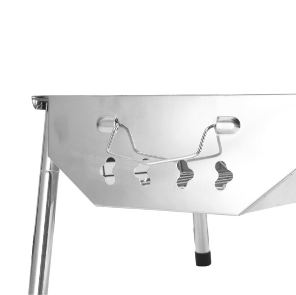 Tykk sammenleggbar grill utendørs kull ovn rustfritt stål grill grill bbq røykgrill bbq grill mini grill kebab