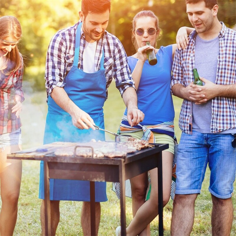 21Pcs Stainless Steel BBQ Tools Set Barbecue Grilling Accessories Utensils for Camping Party Outdoor Cooking BBQ Tools Kits