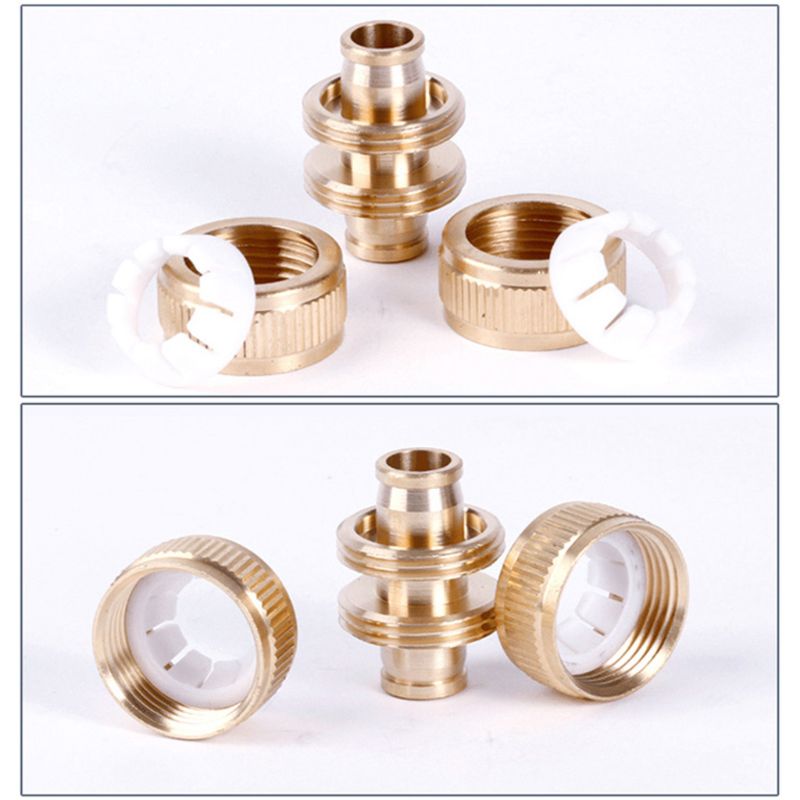 Copper Pipes Repair Joints Repair Lengthen For Pipe Fittings Garden Hose Connect 28TC