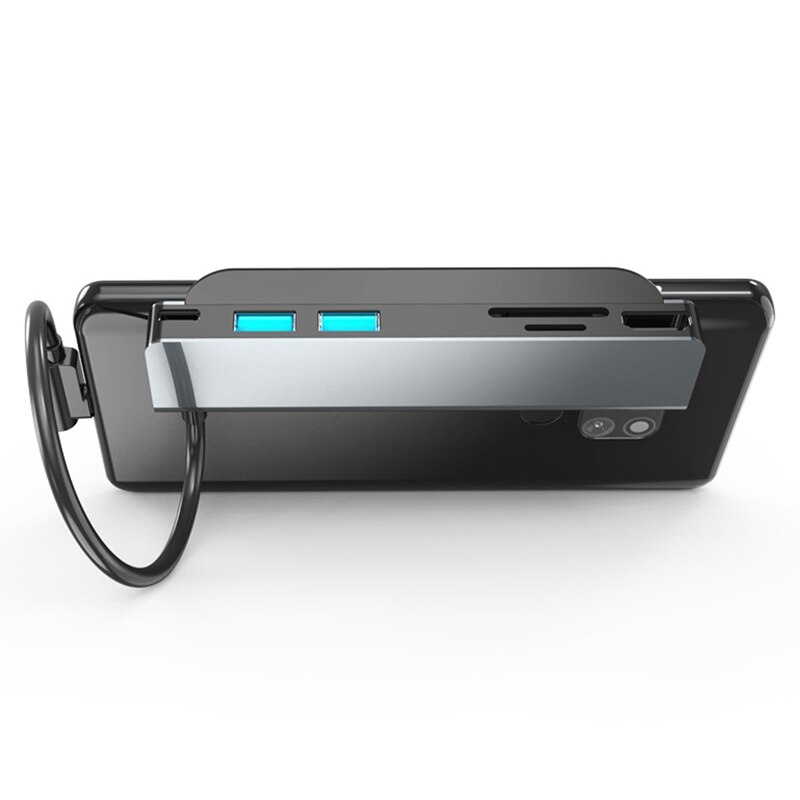 Type-C Docking Station Usb C Hub Hdmi-Compatibel + USB3.0 + Pd + Tf Ondersteuning 4K voor Laptop Pc