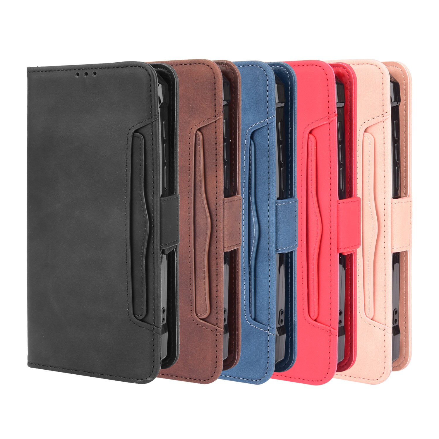 Voor Doogee S88 Plus Case Premium Leather Wallet Leather Flip Multi-Card Slot Cover Voor Doogee S88 Pro S88Plus s88Pro Telefoon Case