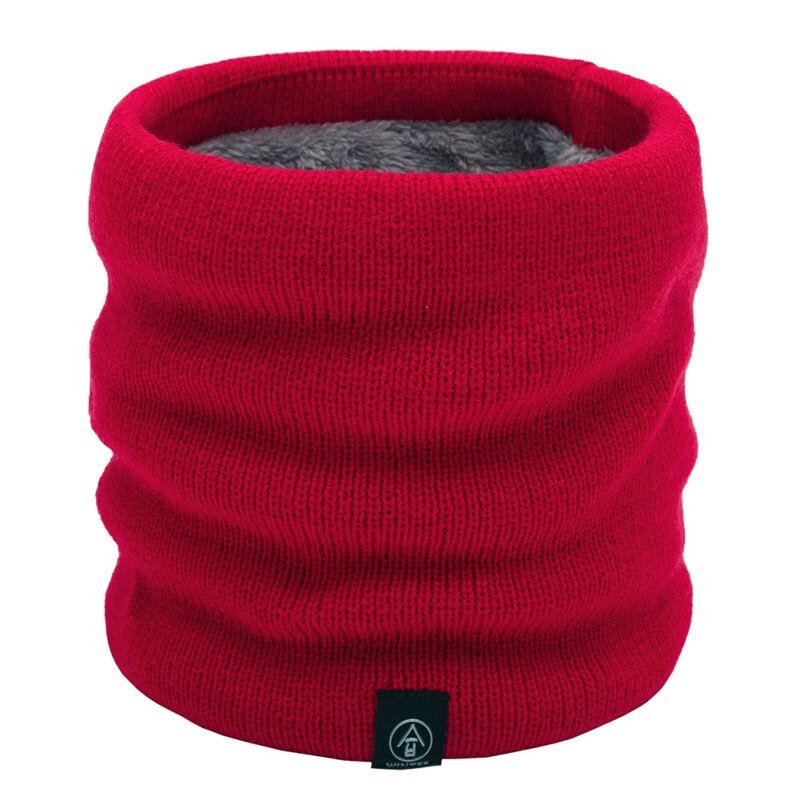 Winter Warme Gestrickte Schals Dicke Elastische betroffen Schalldämpfer Chirldren Hals Wärmer Plüsch Schal Kragen Super Weiche Wilden Schal QW: DR