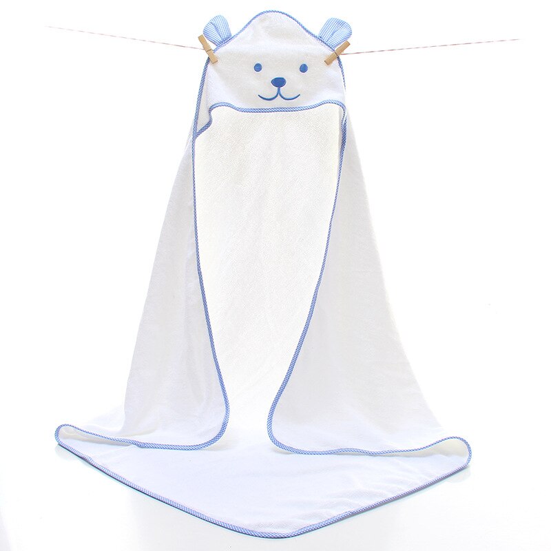 Baby håndkle nyfødt baby badehåndkle behagelig myk baby hette badekåpe søtt dyr strand bomull håndkle barn babyer teppe: 6