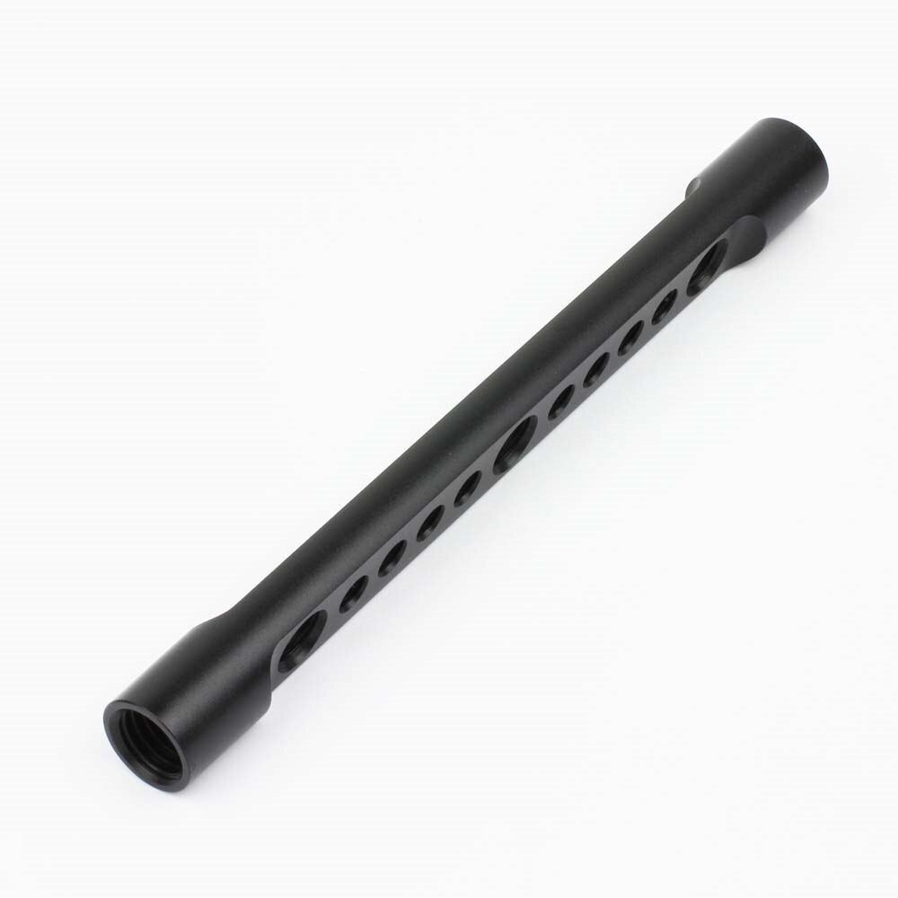 Accesorios para cámara DSLR, varillas de hombro para cámara M12 de 15mm con agujeros de tornillo de 1/4 "y 3/8"