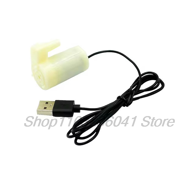 Dc 3v kleine horizontale waterpompen, stille dompelpompen,  dc3w verticale mini-fonteinen , 4.5v 5v 6v , inclusief usb-aansluiting.: Paars