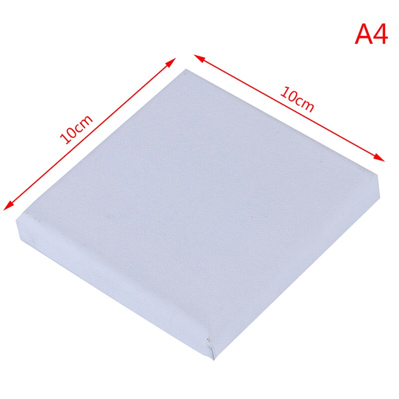 1pc duk målningsram akryl oljefärg diy hantverksförsörjning mini konstnärer kanfas konst tavla tom: A4
