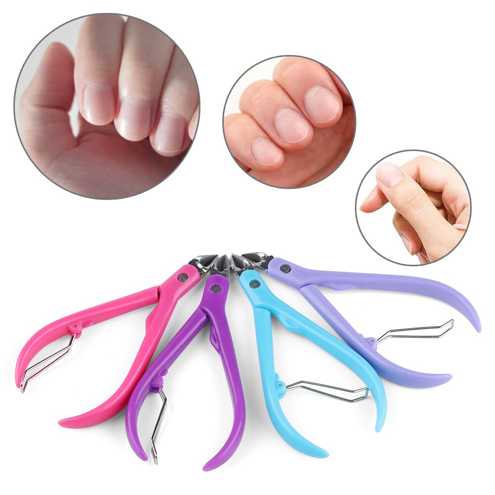 Random Color 1PC Stainless Steel Toe Finger Nipper Nail Clipper Cutter Plier Scissors Nail Art Manicure Tool