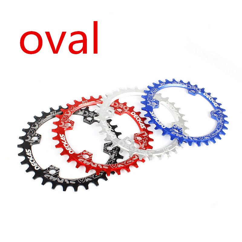 Deckas ovaal kettingblad mtb mountainbike fiets kettingblad bcd 96mm 32/34/36/38t plaat 96 bcd voor 7-11 speed  m7000 m8000 m9000