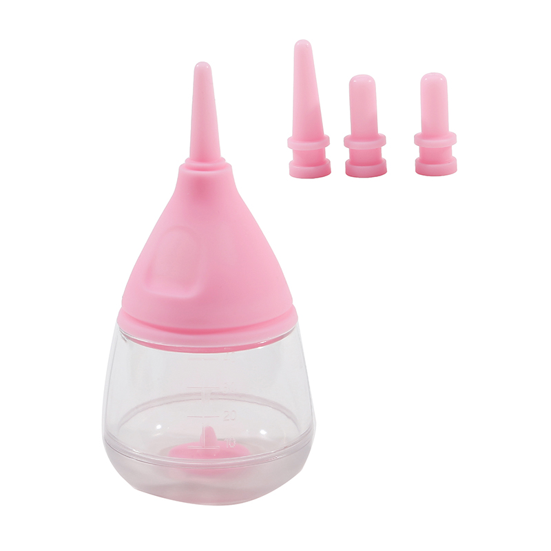 Biberon per cani e gatti Neonato per animali domestici Acqua per allattamento Dispositivo per mangiare il latte Ciuccio Cucciolo Gattino Strumento per bere animali: Black