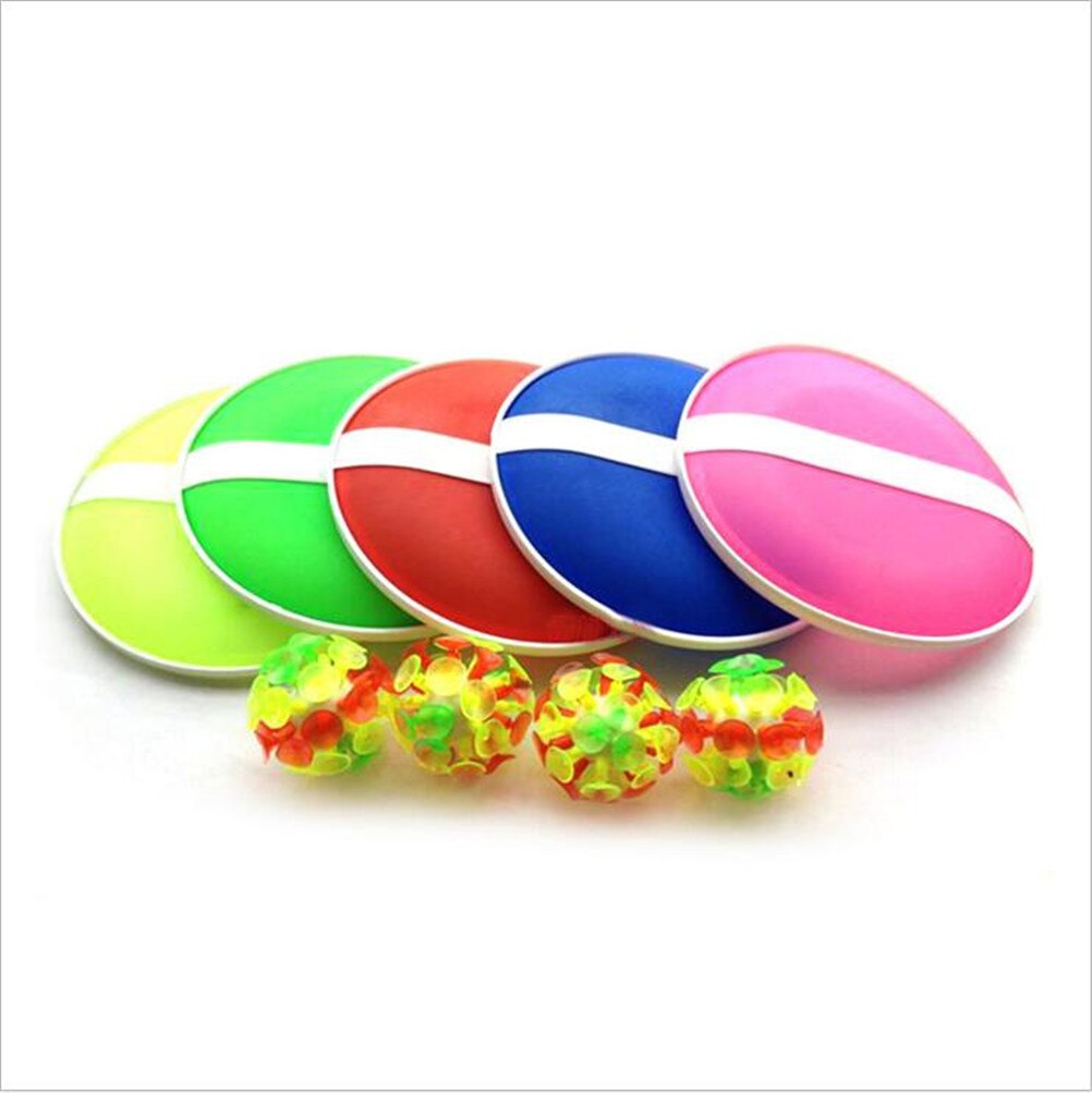 Grappige Kleverige Bal Spel met 32 Zuignap 2 Ronde Vleermuizen Speelgoed Sport Outdoor Activiteit Game