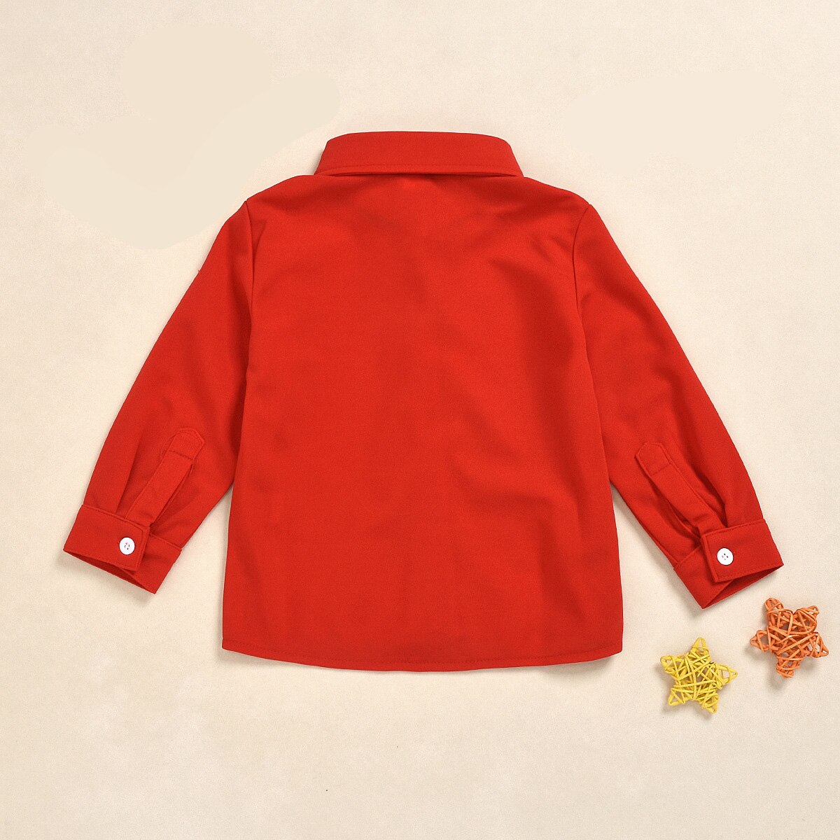 Original zebre se souvenir littke garçons couleur unie chemise adolescent enfants rouge à manches longues chemise automne vêtements pour enfant en bas âge garçons vêtements