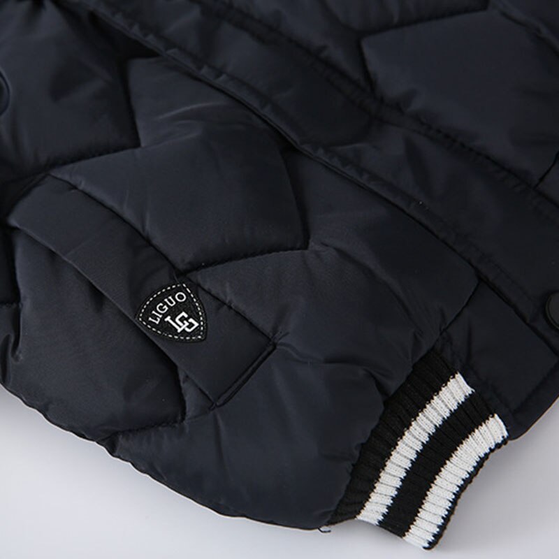 Herfst Winter Jongens Warme Dikke Jas Mode Jongen Capuchon Kinderen Ongedwongen Warme Bovenkleding Kinderen Kleding