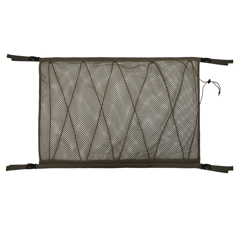 Car Ceiling Storage Net Pocket Car Roof Interior Cargo Net Bag with Zipper,Car Trunk Storage Universal: type 3 army green