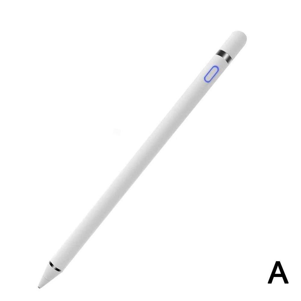 Stylus Pen para lápiz 2 IPad 1 IPad táctil pluma para IPad 12,9 a los sistemas Pro Windows / 11 aplicado 10 10,5/Android IOS D1Q3: Blanco