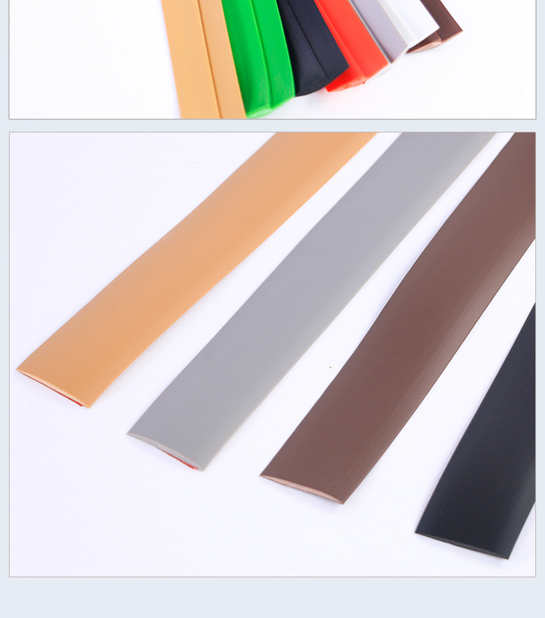 1pc 1m/2m/3 meter overgangslist for tregulv kantforseglingslist selvheftende sømlist terskellist gulvkantlist
