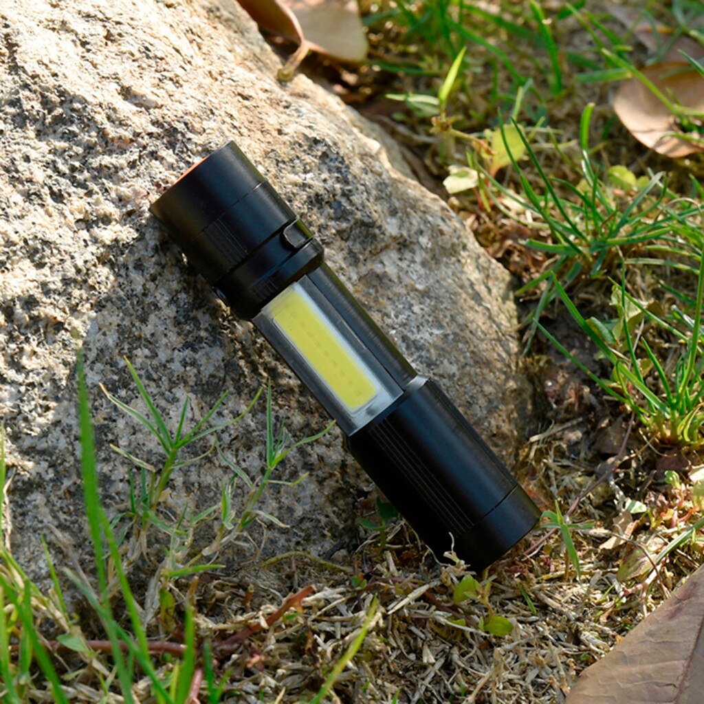 Outdoor&Sport LED Flashlight Mini Flashlight XPE LED COB Torch Lamp Clip Penlight 1xAAA Powered 4 Modes