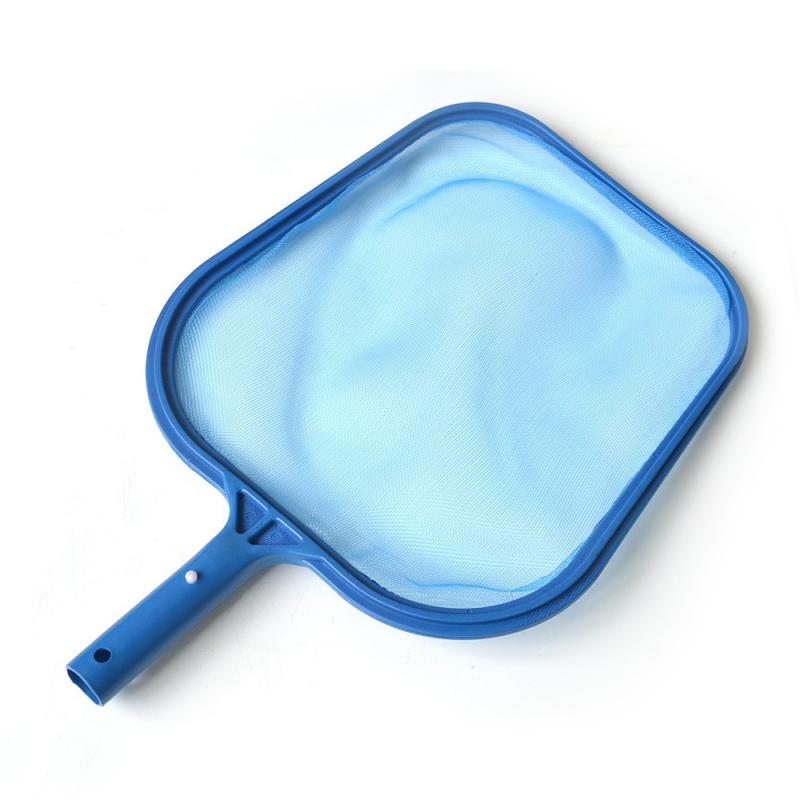 1pc blå pool rengøringsnet værktøj bjærgningsnet mesh pool skimmer bladfanger taske swimming pool renser tilbehør