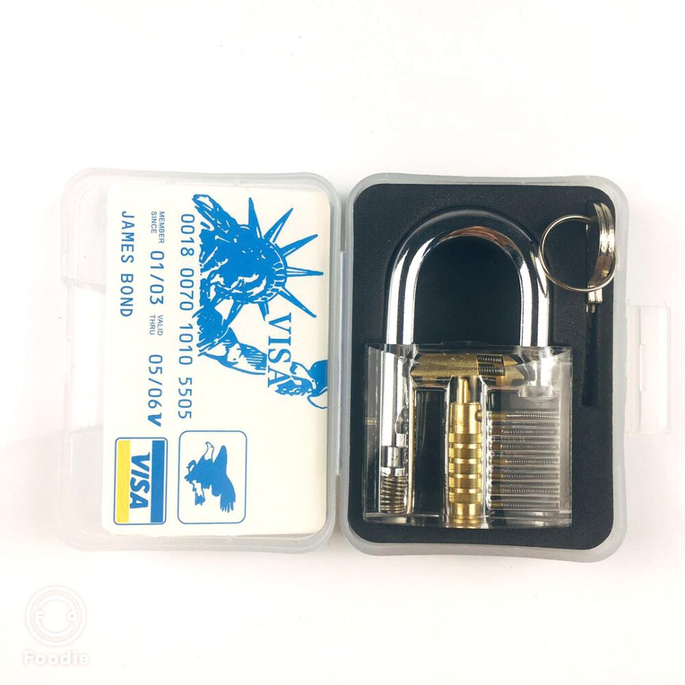 Locksmith Utility Tools,Transparent Locks Broken Key Extractor Mini Card Bag Tools
