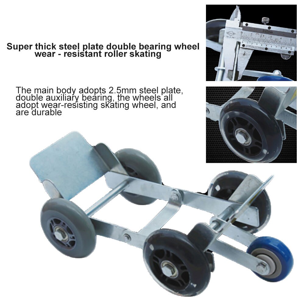Extractor de rueda de neumático plano Universal para motocicleta, elevador de remolque grande, transportador de rescate automático eléctrico de emergencia con 5 ruedas