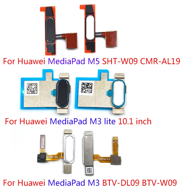 Sensor Flex Kabel Voor Huawei Mediapad M3 Lite 10.1 M5 10.8 Inch Home Button Vingerafdruk Menu Return Key Flex