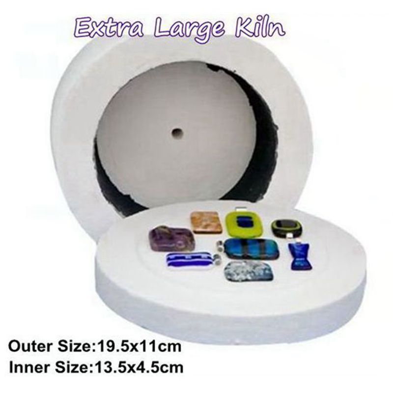 Fuseworks COE90 Microwave Kiln 2pcs/lot Large & Sm... Grandado