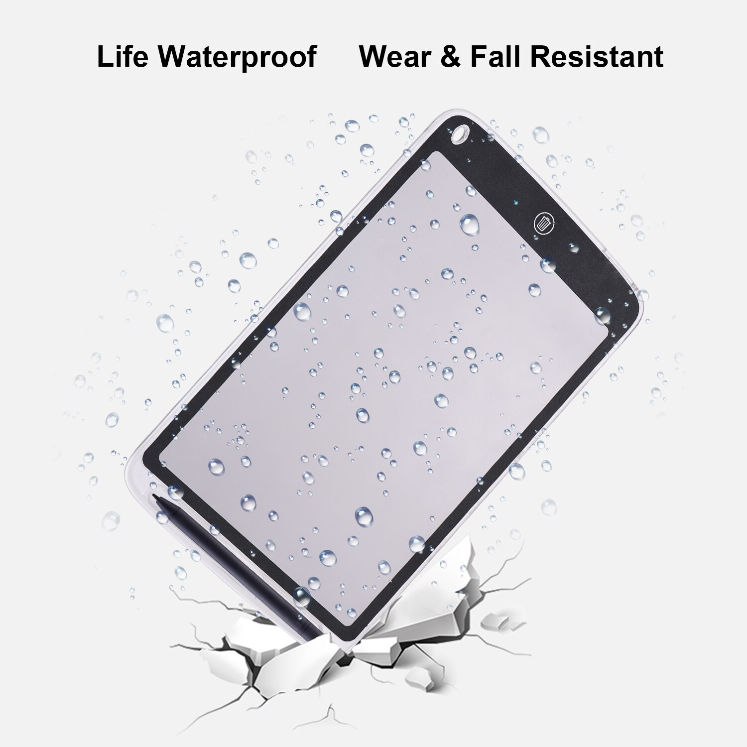 Color Screen 10 Inch LCD Writing Tablet Translucent Copy Drawing Board Digital Handwriting Pad with Stylus Pen Erase Button Lock