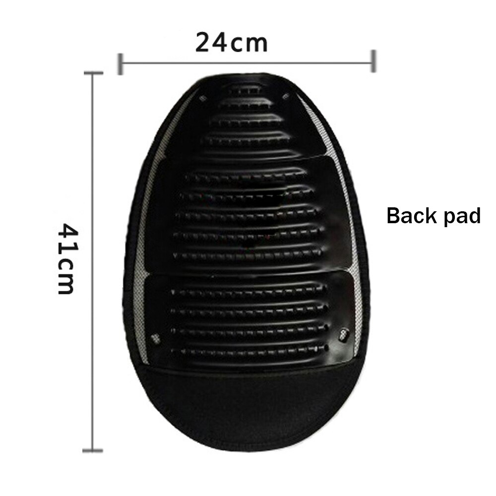 Motorjas Insert Ingebouwde Shock Slip Protectiv Gear Borst Terug Elleboog Schouder Guard Pe Hard Shell Anti Impact Armor: only back pad