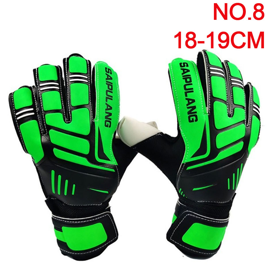 Loogdeel Fußball-Torwarthandschuhe für Erwachsene, verdicktes Latex, für Torwart, Kinder, Fußball, Handtrainingszubehör, Trainingshandschuhe: YELLOW