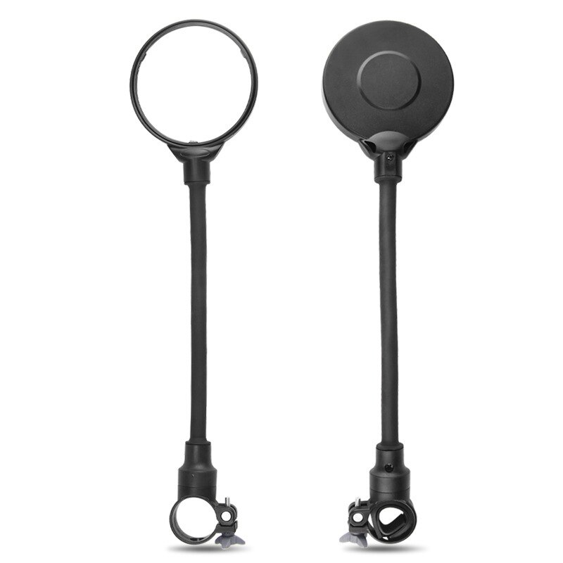 Espejos retrovisores para manillar de bicicleta de montaña y carretera, manguera flexible ajustable, 360 °, 1 pieza
